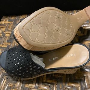 New Franco Sarto leather wedge